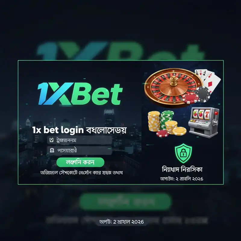 1x bet login বাংলাদেশ